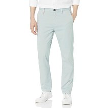보스 BOSS 남성용 테이퍼드 핏 면 혼방 바지 라이트 도브 그레이 725623