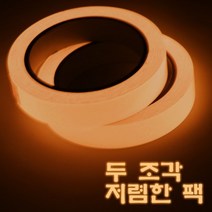 2조각오렌지 레드어둠 속에서 빛을글로우 테이프형광 테이프 에 사용할 수 있습니다비상구복도계단극장방낚싯대징후 자체 접착총명한높은 밝기네온보안 경고 신호반사광발광장식테이프 롤
