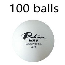 테니스연습공 팔리오 탁구 공 (복근 40+ 훈련 공 솔기 포함) 플라스틱 대량 탁구 공, 100 공