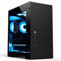 JONSBO U5 BLACK 강화유리 미들타워 케이스 브라보텍, 1개, 선택하세요
