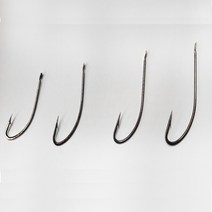 대용량장어바늘 100개입 블랙니켈 우나기 민물장어 바다장어 내구성강화, 16호