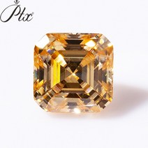 캐보션 원석 문스톤 오팔 느슨한 moissanite gemstones dark 샴페인 컬러 asscher cut vvs1 for diamond ring jewelry with