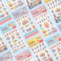 빨간내복야코 아싸라비아 스티커 (4디자인 1세트)