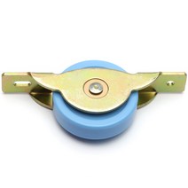 성원기업 (사각ㄷ레일용 미소호차)고급V호차(20kg용)평호차 나일론 36mm, 1개