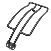 오토바이 광택 블랙 & 매트 리어 솔로 시트 수하물 지원 선반 BMW R18 2020, 02 Mate Black, 02 Mate Black