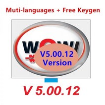 V5.00.12 용 핫 와우 5.00.8 R2 소프트웨어 Tcs 멀티 진단 자동차 수리 데이터 kengen과 다국어, 5.00.12-English, send CD