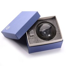 스톰글라스 3D 우주 갤럭시 크리스탈 볼 입상 풍수 사무실 폭풍 유리 방 동상 공예, 1.사이즈 73mm