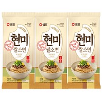 샘표 현미 쌀소면 쌀국수 400g 3개