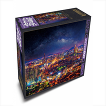 학산문화사 랜드마크 500pcs 서울야경 여의도 +미니수첩제공, 편집부