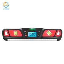 측량 디지털 레벨 경사계 HW-200 전자 LED 디스플레이 각도기 측정 도구 악기, 02 Red