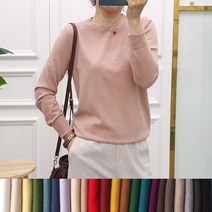 여성 비스코스 캐시미어 라운드 니트 23컬러