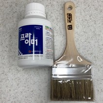 BK시트지시공구 인테리어필름전용 LG하우시스 수성프라이머(300g)붓 세트