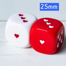 25mm 하트 주사위 sU