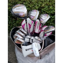 여성용 골프 풀세트 클럽 바퀴 백 세트 포함 미사용 새제품., 단품