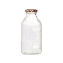 델몬트 쥬스 사각 유리병 골드, 300ml, 4개