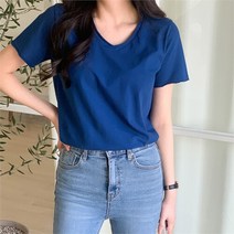 코지일이삼 코지 여자 기본핏 이너코디 베이직 무지 반팔티 (8552560)