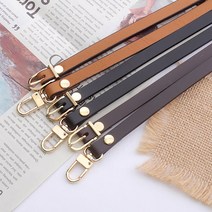 쏘잉갤러리 골드-천연가죽 1cm 버클 크로스백 가방끈가방스트랩, 카멜