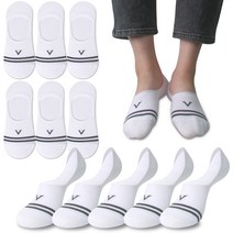발렌티노크리스티 남성용 덧신 12켤레 V라인 하이서포트 듀얼밴드 페이크삭스 양말