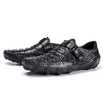 악어가죽 컴포트화 로퍼 구두 남성 50대 60대 가벼운