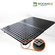 [우아미샵]공기순환 수지침대깔판 Fresh 슈퍼싱글SS/10cm다리, 단품