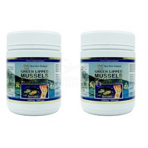 GreenTop Green Lipped Mussels + Glucosamin 그린탑 초록 입 홍합 앤 글루코사민 1000mg 500캡 2팩