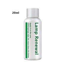 헤드라이트복원제 액체 램프 재생제 자동차 정비 헤드라이트 복원 연마제 리노베이션 20ml, WHITE, 1개
