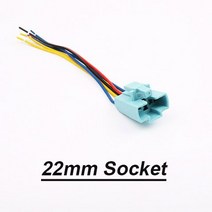 산업용 버튼 스위치 부품 22mm 알루미나 금속 푸시 플랫 볼 라운드 순간 재설정 4 핀 터미널 래칭 고정 자동차 PC, [03] socket, [01] Momentary