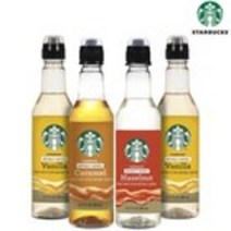 스타벅스 시럽 4종 360ml 바닐라라떼 카라멜마끼야또 헤이즐넛 무설탕 미국 직배송 커피시럽 홈카페, 옵션2. 스타벅스 시럽 카라멜 맛