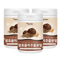 국산 발효율피 추출분말 율피가루 율피효능 타닌 엘라그산 효소 효과, 3, 230g