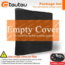 빈백 1인용빈백쇼파 쇼파 쿠션 의자 OTAUTAU 4ft 커버 코튼 린넨 소시지 소파 Beanbag 침대 게임 영화 주머니 라운지 안락 DD4MM1T, 01 H50xD60xW123cm-cover, 12 black