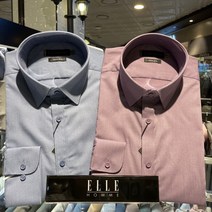 5남성) 엘르셔츠 nc서면점 가을신상 부드러운 대나무소재 뱀부 스판 핀 스트라이틀 슬림핏셔츠