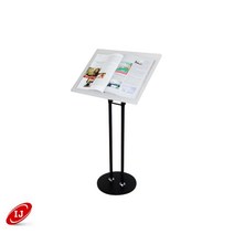 입구 메뉴판 거치대 강연대 ZMS-DS1100B, 상단판넬(아크릴)_흰색