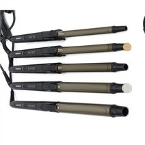 볼륨 앞머리 물결 빗 봉 고데기 헤어 경기자 압착 철 led 헤어 스타일러 전문 롤러 도구 110v 220v, 19mm, 유럽 ​​연합