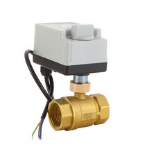 전동 구동기 보일러 밸브 수동 자동 난방 가스 기름, 3선식2선식220V DN20 스위치4kg이내