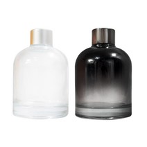 [캔들이케아] 230ml 블룸 디퓨저 용기, 미드나잇, 기본 캡 실버