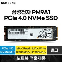 삼성 NVMe M.2 2280 SSD 256GB PM9A1 초고속 PCIe 4.0 미사용 벌크