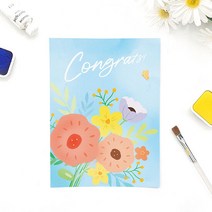 엽서카드 POSTCARD 포근한날 congrats, 단품
