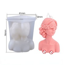 캔들 초 실리콘 몰드 양초 DIY 대형 3d 로맨틱 커플 초상화 연인 실리콘 촛불 조각, n