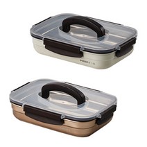 한샘 SOK 프레시컬러 스텐 밀폐용기 핸들 1.9L 반찬통, 한샘 0229857스텐용기, 핸들 크림1.9L, 선택완료, 한샘 0229857스텐용기/핸들 크림1.9L