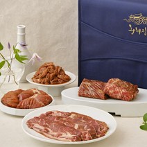 왕비집 - 추석 특선 갈비 선물세트 [A 세트 / 2kg] - 한돈 양념구이 1kg X 2, A 세트