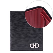 [유니코] [페라가모] 22FW 남성 간치오 반지갑 (66080474968222F)