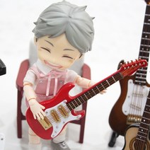 레인몰 미니어처 소품 일렉기타 기타 악기 오비츠 육일돌, 14cm-브라운