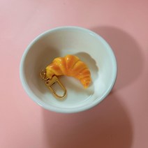 크로와상 빵 키링 열쇠고리 가방 자동차키 선물용, 상세페이지 참조