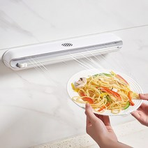부착식 슬라이딩 랩커터기 비닐 랩커팅기 보관 케이스 랩포함, 단품