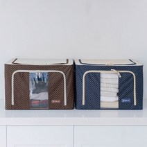 옷정리노하우 옷장수납방법 겨울옷보관함 100L, 100L 브라운, 브라운 100L