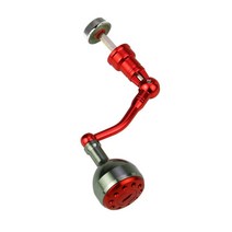 STK 낚시 릴 핸들 크랭크 핸들 금속 손잡이 교체 로커 암 낚시 장비, 레드 엘