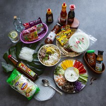 [베트남 요리재료] 쌀국수면 분짜 반쎄오 월남쌈 짜조 페이퍼 느억맘 재료 소스 육수 요리 간장 재료, A.면류, (DUY) 분짜면