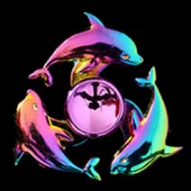 파인드몰 피젯스피너 R188 레인보우 LED 베어링 팝잇 레어, 레인보우16