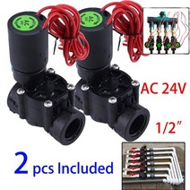 tuya smart home wifi control electric water valve 솔레노이드 밸브 24v water timer 자동 수위 제어 볼 밸브, 0.5인치 밸브2개