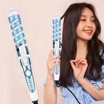 Nicshico 전동 회전 무손상 고데기 휴대용 헤어롤, B01